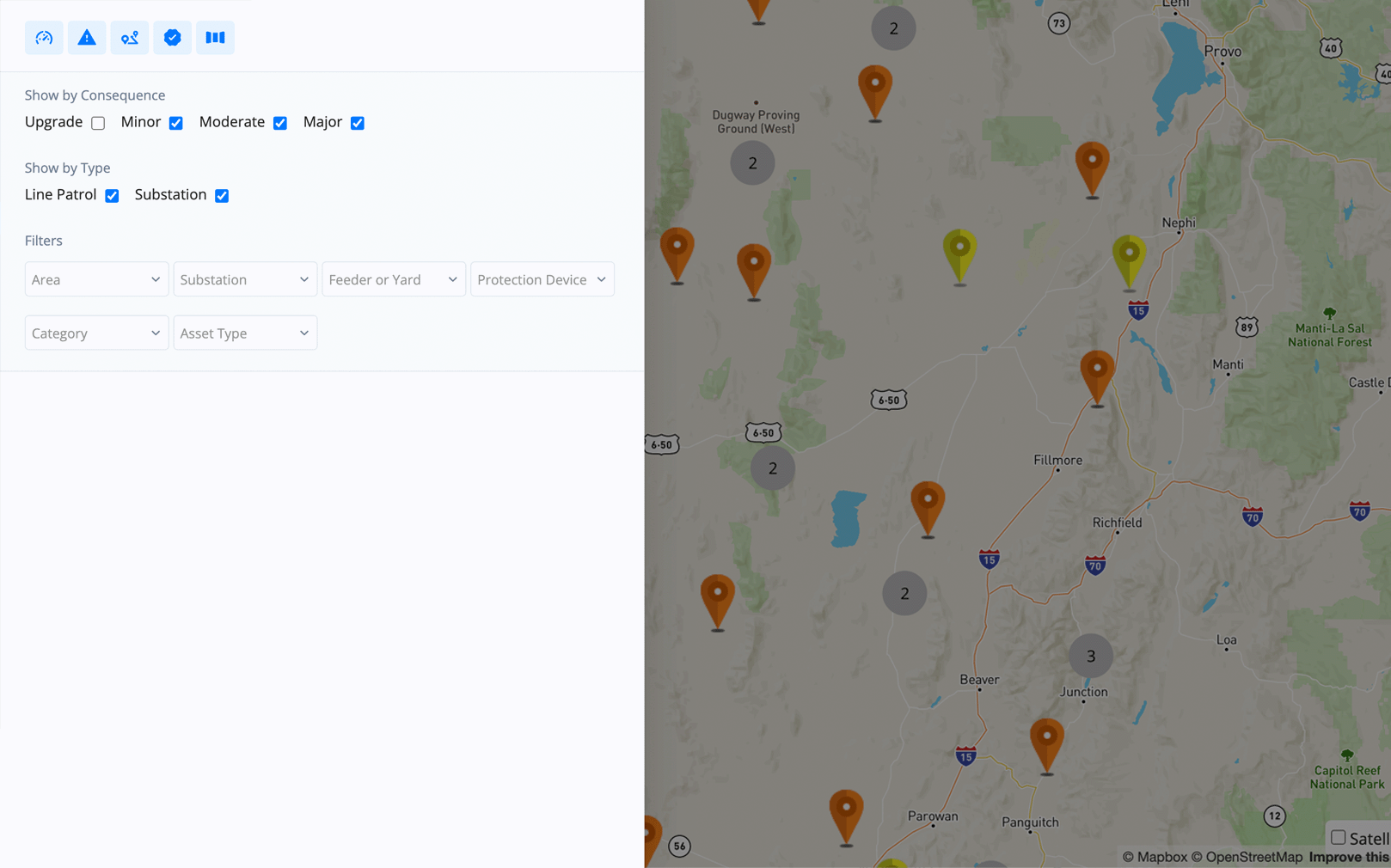 PZM Map Deficiency Filter